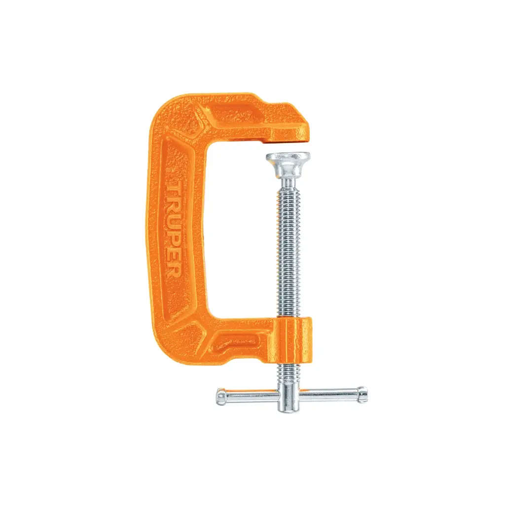 [17659] MINI PRENSAS EN C DE HIERRO NODULAR PARA CARPINTERIA 2" TRUPER