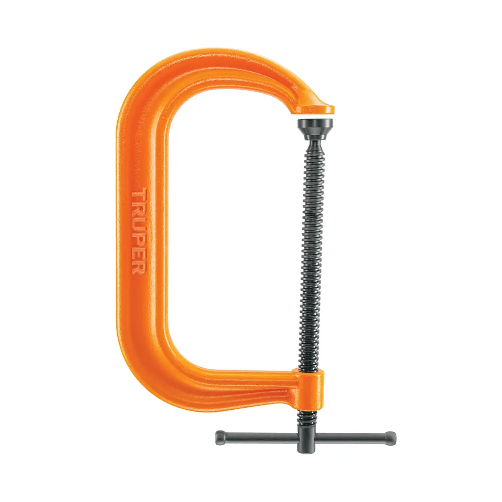 PRENSAS EN C FORJADAS EN ACERO 8" TRUPER