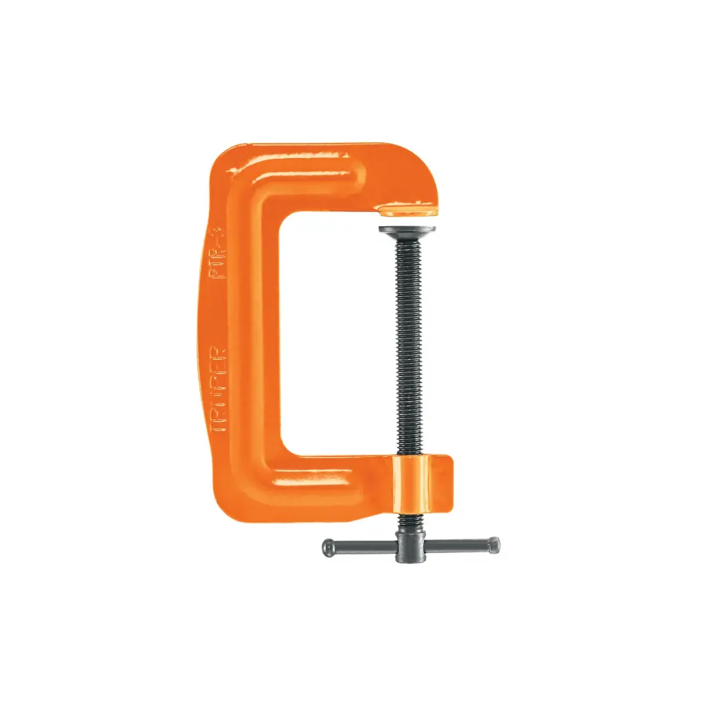 [17668] PRENSAS EN C TROQUELADAS DE ACERO 3" TRUPER