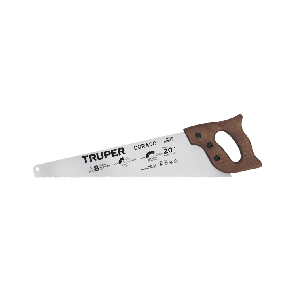 [18168] SERRUCHOS, DORADO 20" TRUPER