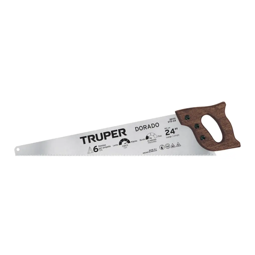 [18170] SERRUCHOS, DORADO 24" TRUPER