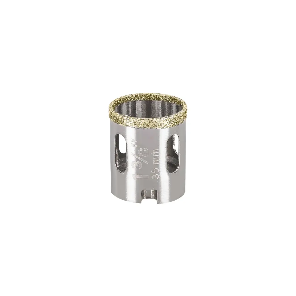 SIERRA COPA CON DIAMANTE , BORDE CONTINUO PARA MANDRIL 7/16" (1.3/8") TRUPER