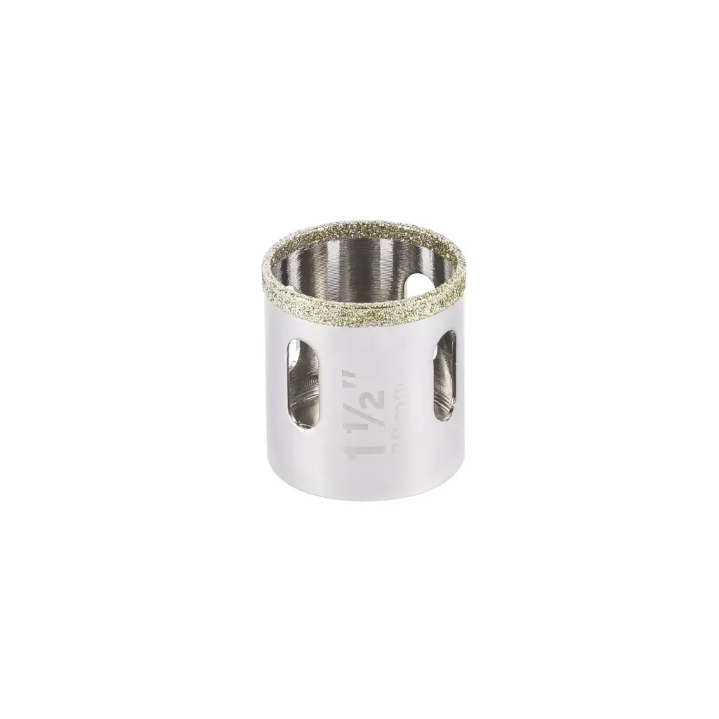 SIERRA COPA CON DIAMANTE , BORDE CONTINUO PARA MANDRIL 7/16" (1.1/2") TRUPER