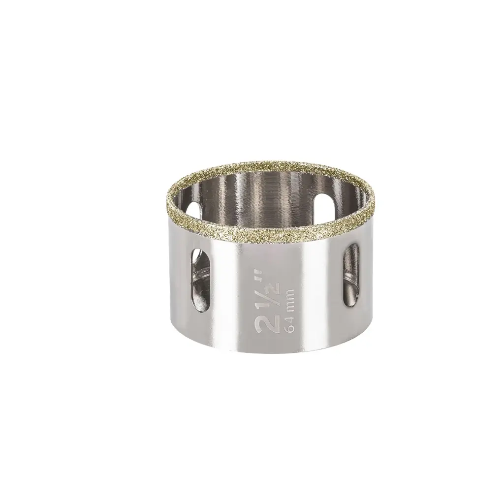 SIERRA COPA CON DIAMANTE , BORDE CONTINUO PARA MANDRIL 7/16" (2.1/2") TRUPER
