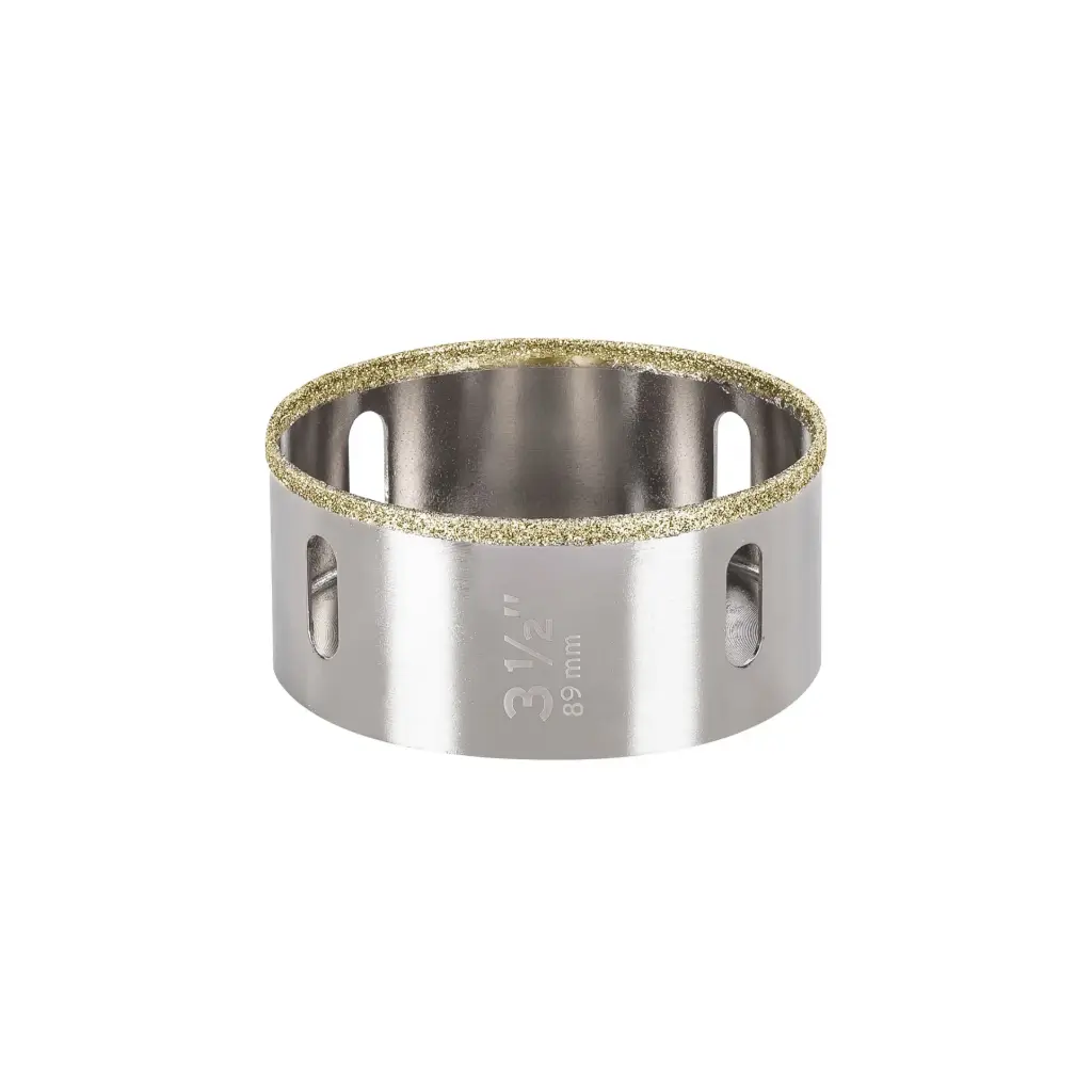 SIERRA COPA CON DIAMANTE , BORDE CONTINUO PARA MANDRIL 7/16" (3.1/2") TRUPER