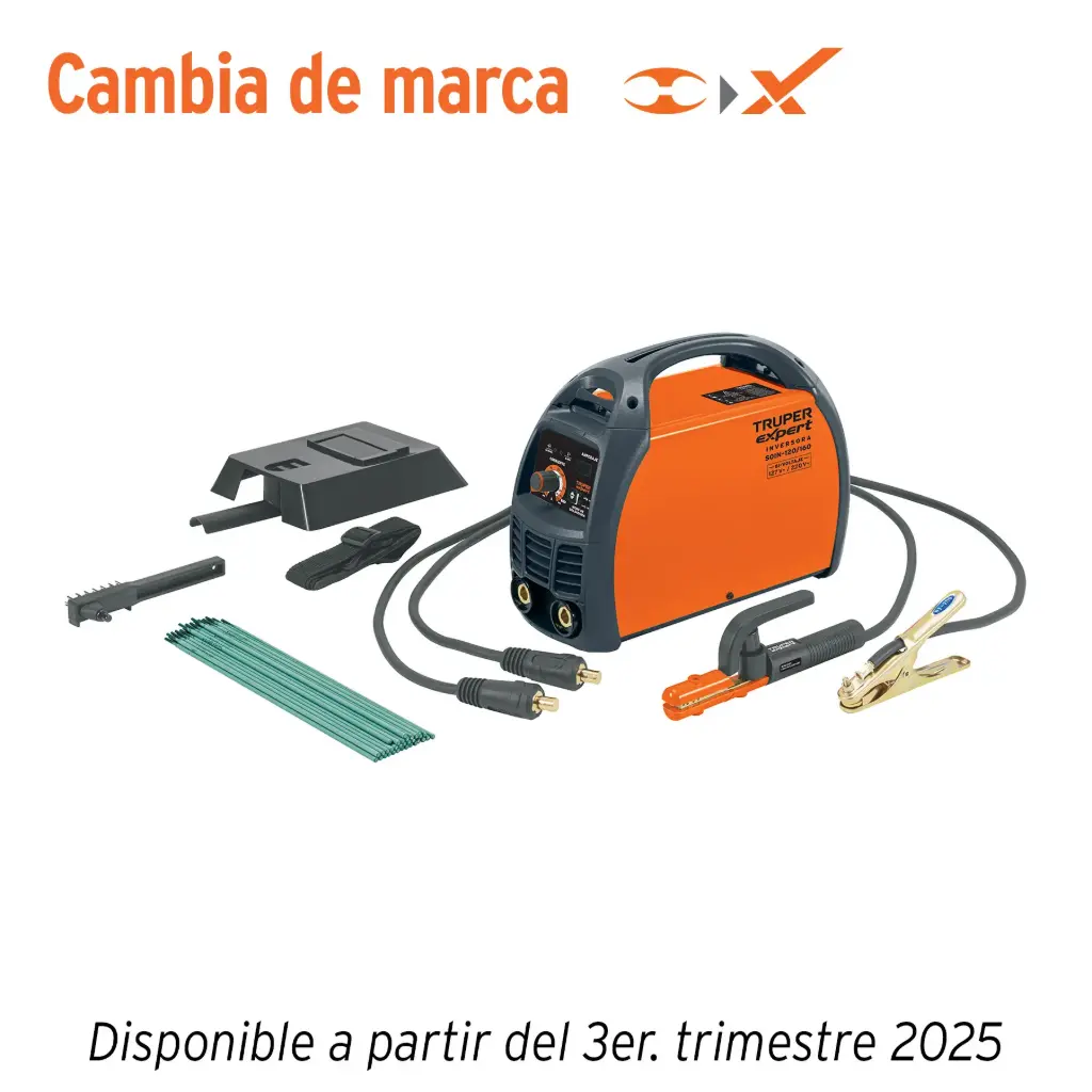 [13695] SOLDADURA INVERSORA 160 A 1/2" ADAP. AUTOMATICA TRUPER