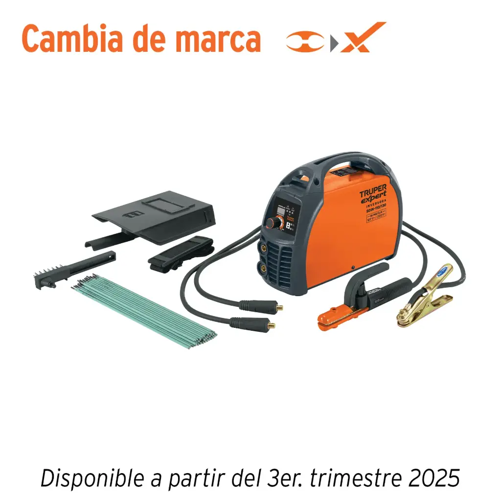 [11787] SOLDADURA INVERSORA 130 A 3/8" ADAP. AUTOMATICA TRUPER
