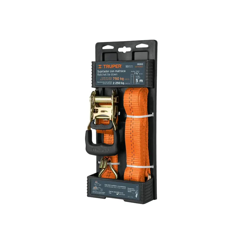 [19283] SUJETADORES CON RATCHET, CARGA MEDIA 2250 KG TRUPER