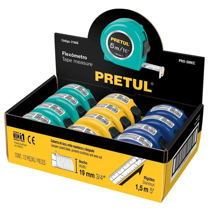 [21608] WINCHAS EN DISPLAY BOX 5M PRETUL