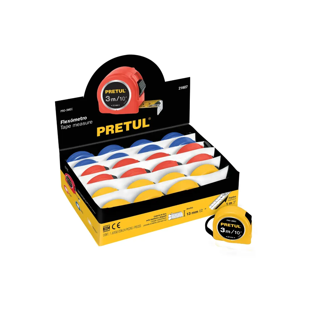 [21607] WINCHAS DE 3M CINTA 13MM EN DISPLAY BOX-21607-PRETUL