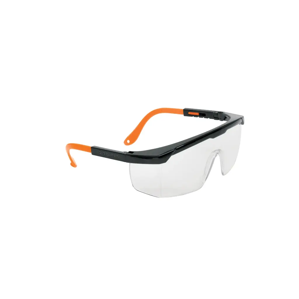 [14284] LENTES DE SEGURIDAD AJUSTABLES TRANSPARENTES, TRUPER CLASSIC