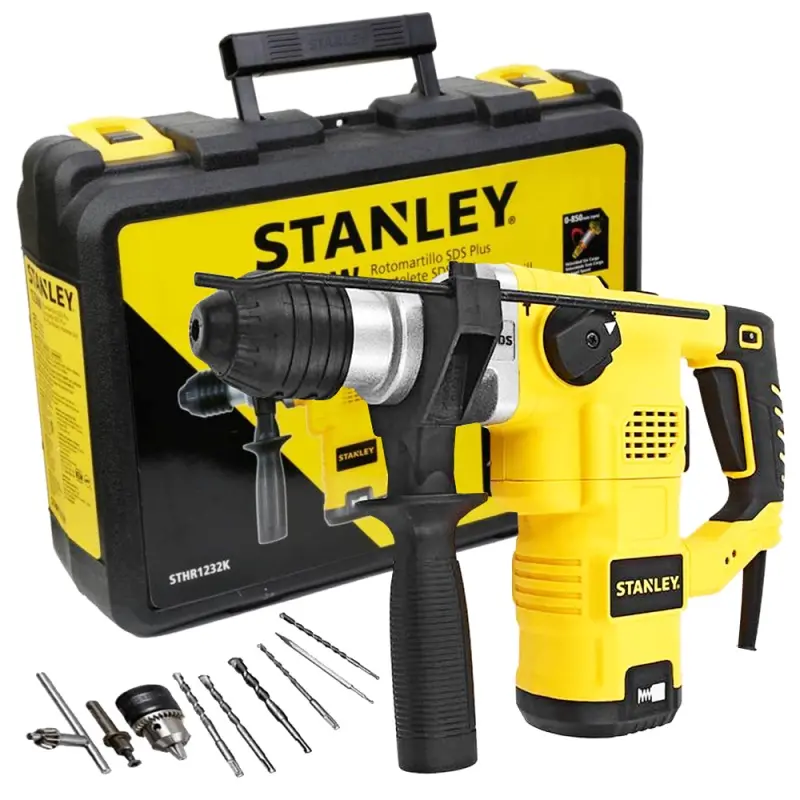 ROTOMARTILLO SDS PLUS 1250W 3.5J + 5 BROCAS