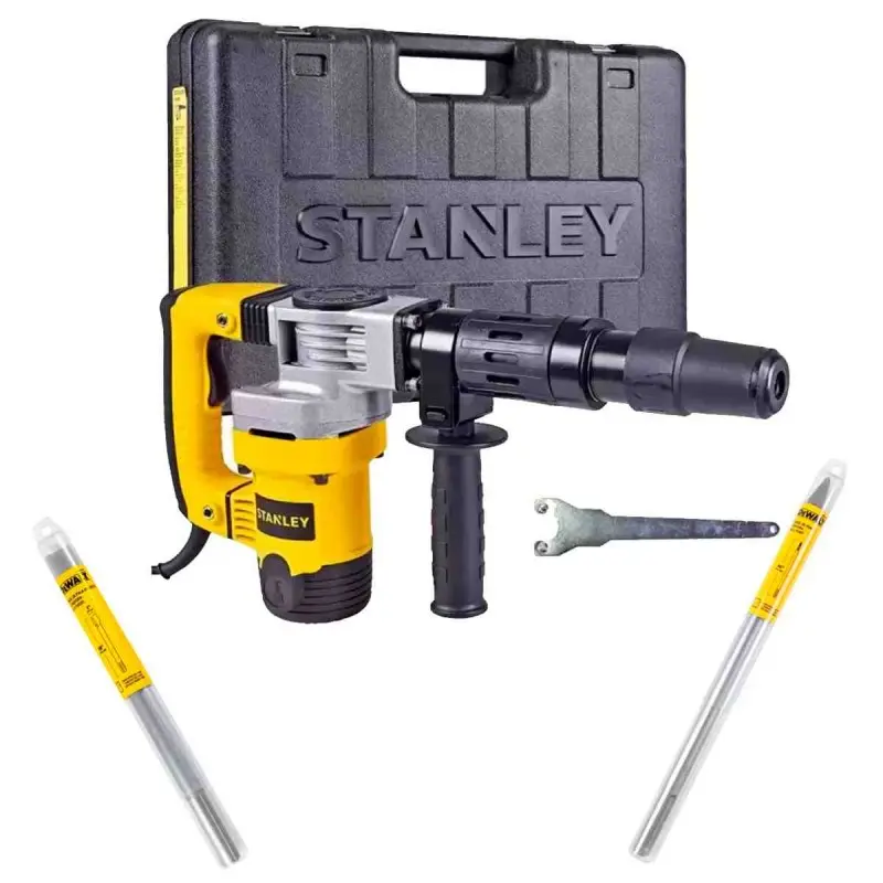 MARTILLO DEMOLEDOR SDS MAX - 1010W + CINCEL SDS-MAX PLANO 400MM DWA0807 + CINCEL SDS-MAX PUNTA AGUDA 400MM