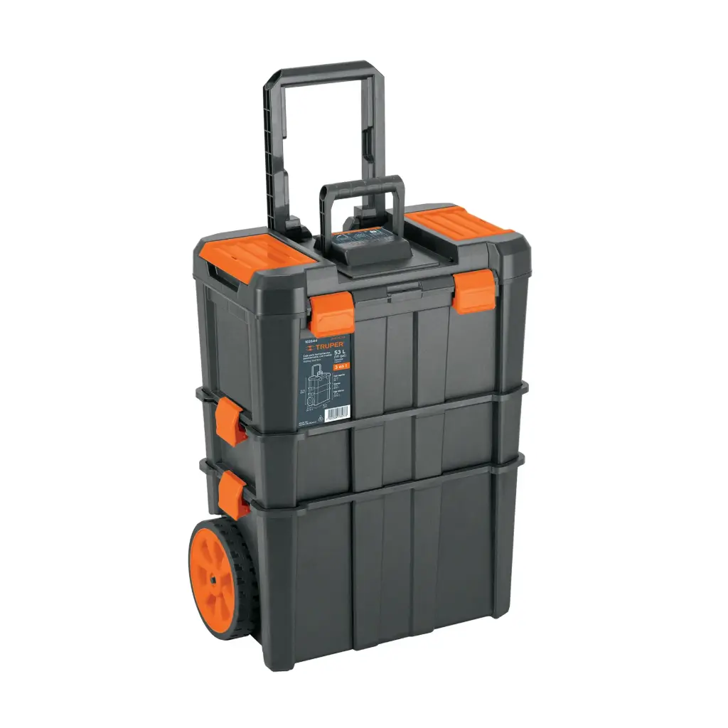 CAJA PORTA HERRAMIENTAS 3 NIVELES 53L TRUPER