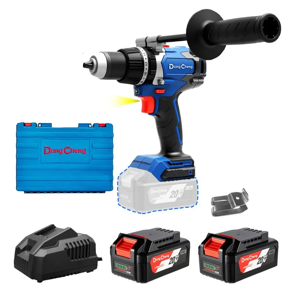 [DCJZ03-13] TALADRO PERCUTOR ATORNILLADOR BRUSHLESS 20V 5AH 120NM 1/2 CON MALETA DONG CHENG DCJZ03-13FK