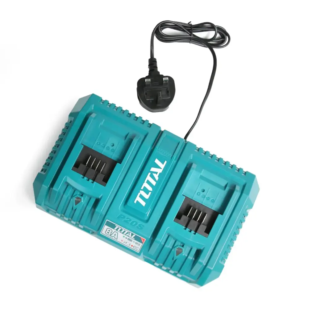 CARGADOR DOBLE ENTRADA AH 20 V TOTAL