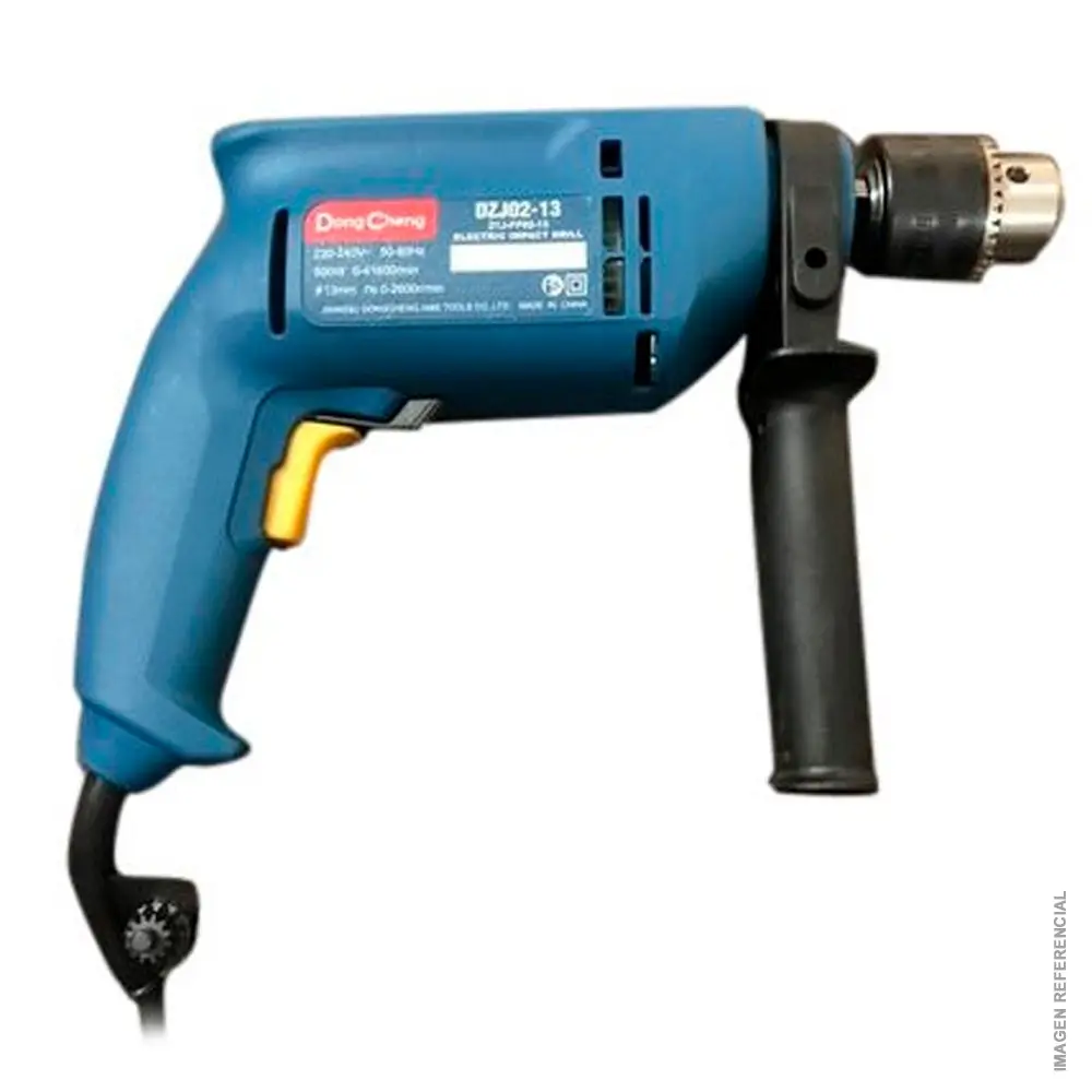 [DZJ02-13] TALADRO PERCUTOR 1/2″ DONGCHENG DZJ02-13 500W V.V.R.