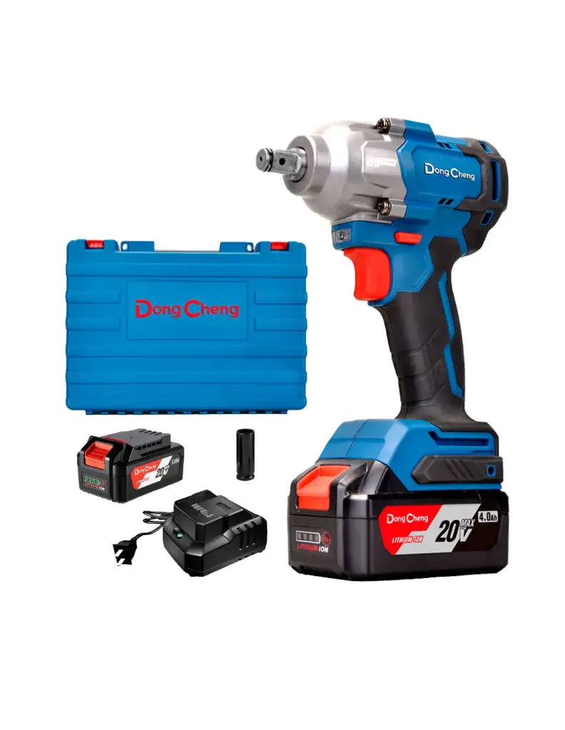 LLAVE DE IMPACTO 1/2 20V BRUSHLESS 358NM + 2 BATERIAS DE 5AH + CARGADOR EN MALETA DONGCHENG