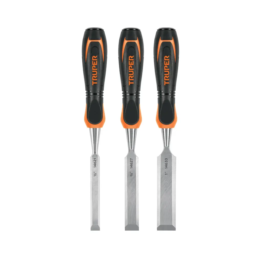 [17759] JUEGO DE 3 FORMONES MANGO COMFORT GRIP, TRUPER JFT-3 17759