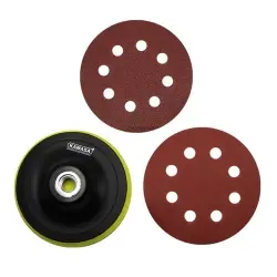 SET DE DISCOS DE LIJAS 7" X 6 UNIDADES KAMASA KM384