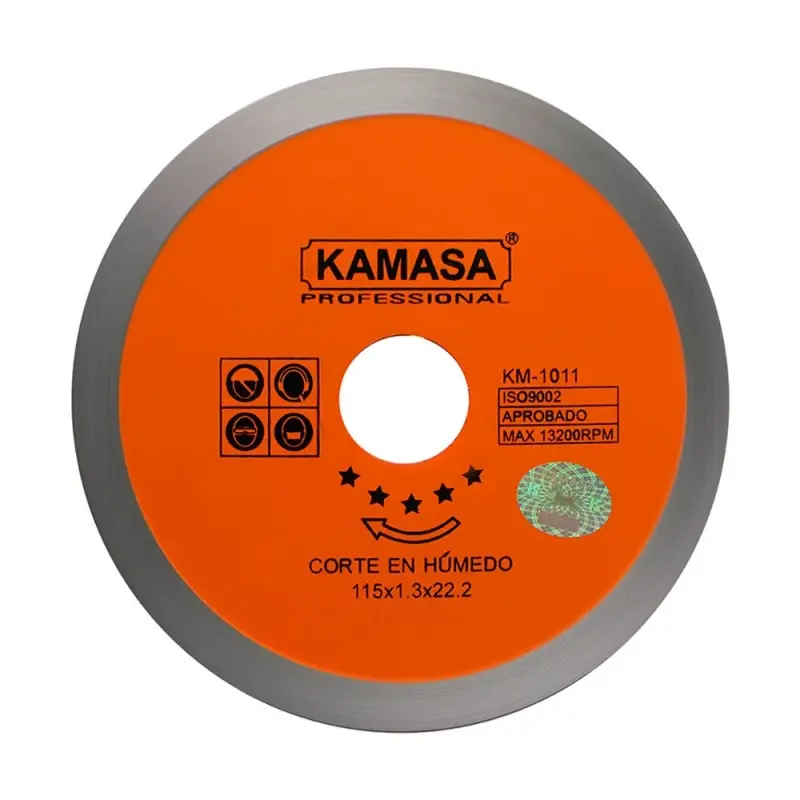 DISCO DIAMANTADO CONTINUO 4 1/2" (115 MM) PARA CONCRETO KAMASA