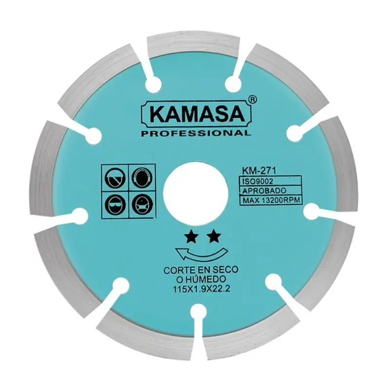 DISCO DIAMANTADO 4 1/2" KAMASA