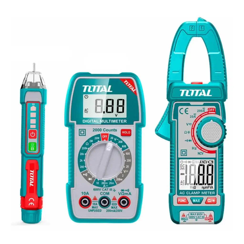 KIT DE PRUEBA ELÉCTRICA DE 3 PIEZAS TOTAL