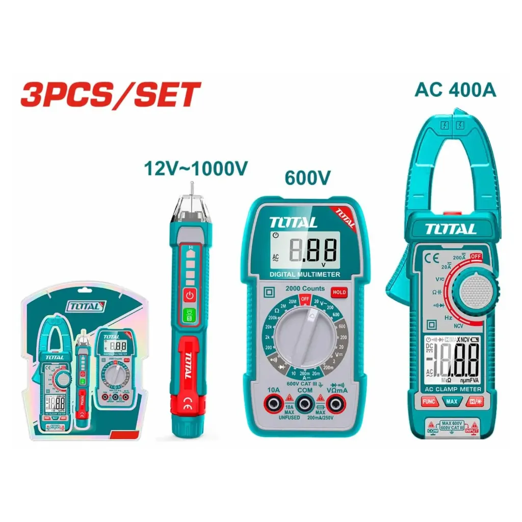 KIT DE PRUEBA ELÉCTRICA DE 3 PIEZAS-TOS23068-TOTAL
