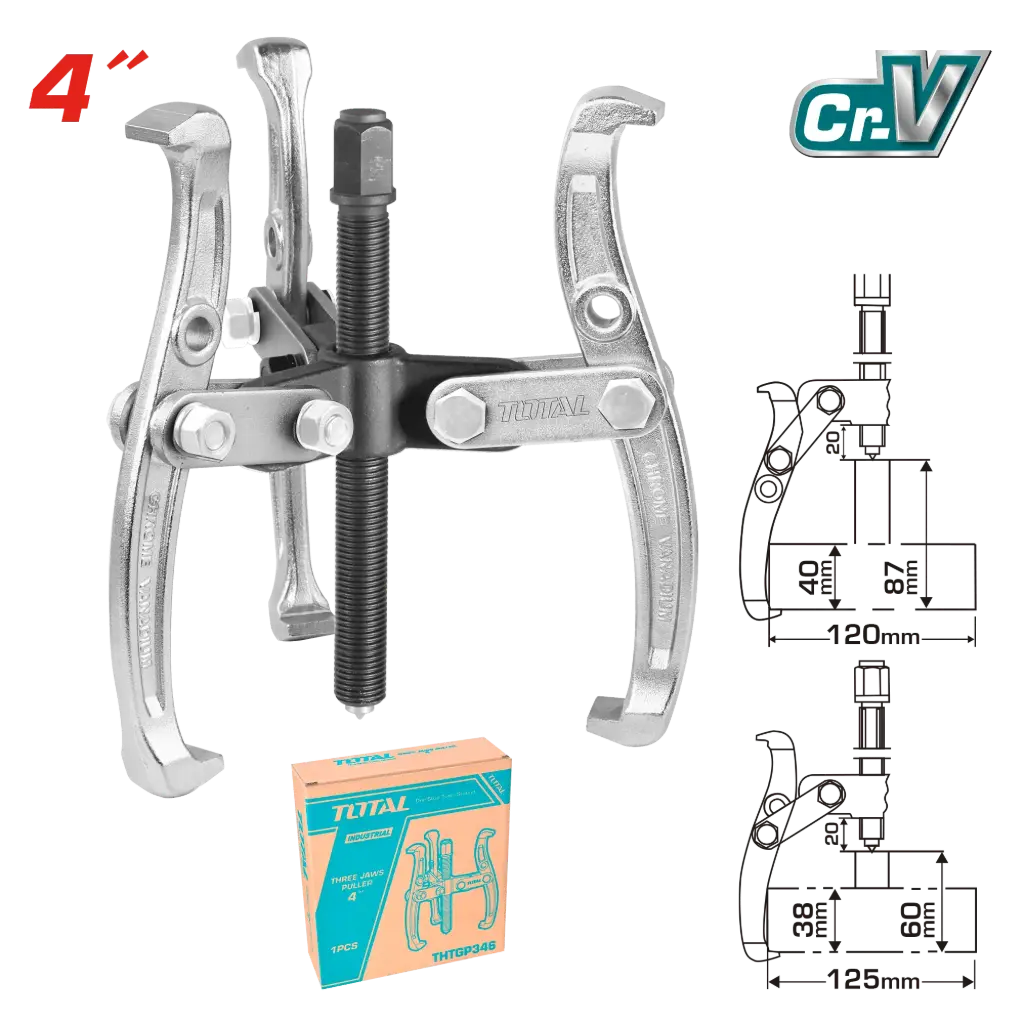 [THTGP346] EXTRACTOR DE RODAJES 4" 4000KG INDUSTRIAL
