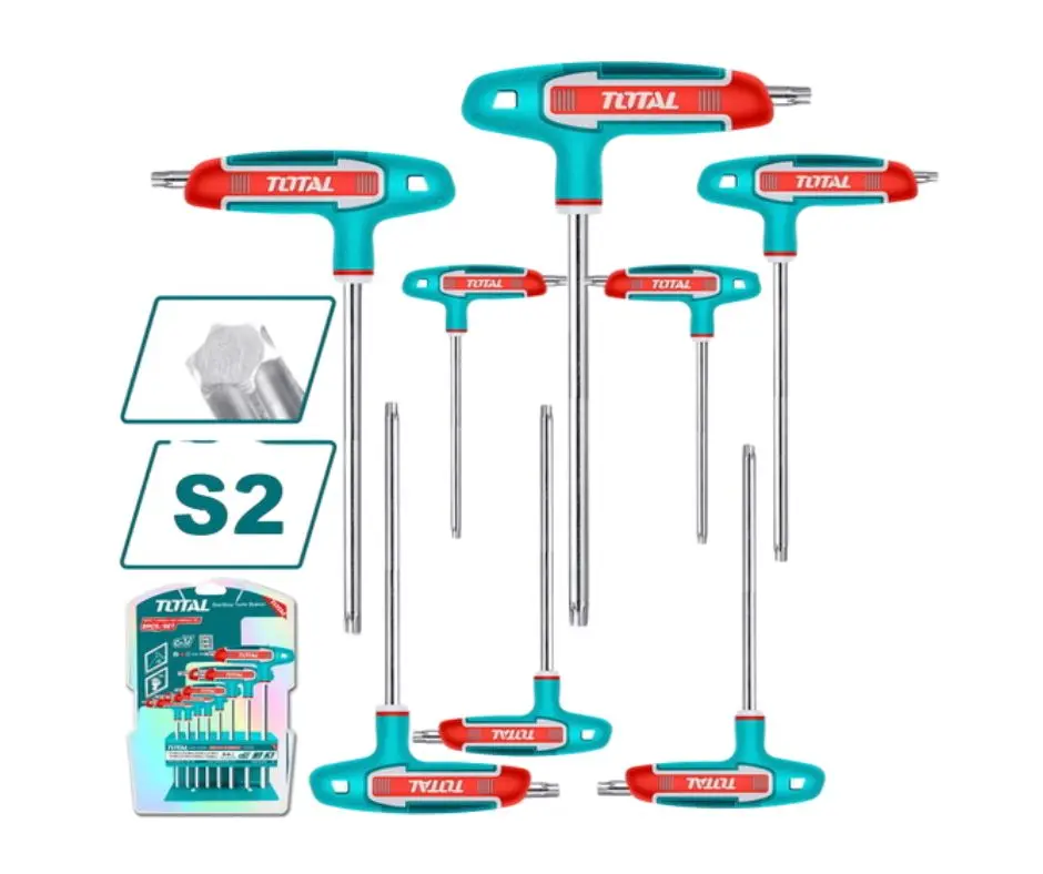 [THHW80836] JGO X 8PCS LLAVE T TORX