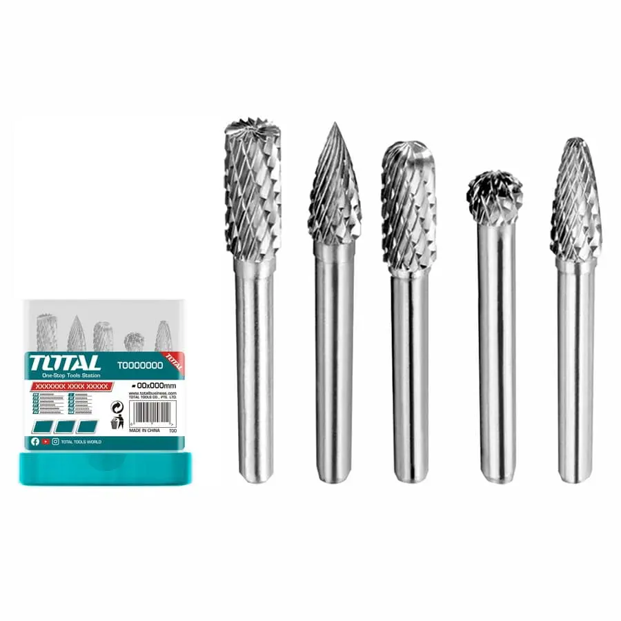 JUEGO DE FRESAS ROTATIVAS DE CARBURO DE TUNGSTENO
