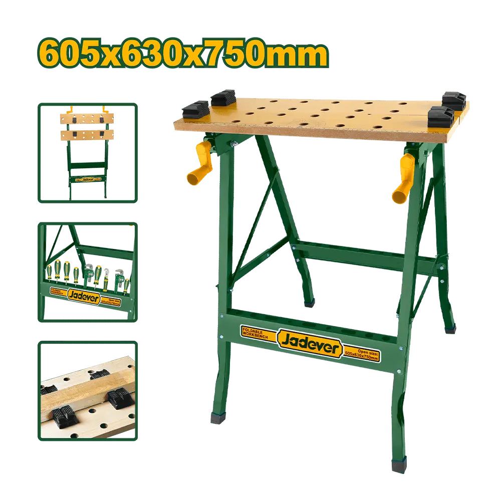 [JDWE1525] CABALLETE DE TRABAJO PEGABLE 605x630x750mm 100KG JADEVER