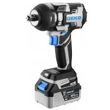 [DKBW20XP01-S2] LLAVE DE IMPACTO DE 1/2BRUSHLESS 800 N.M + 2 BATERIAS 4.0AH + CARGADOR + MALETA 