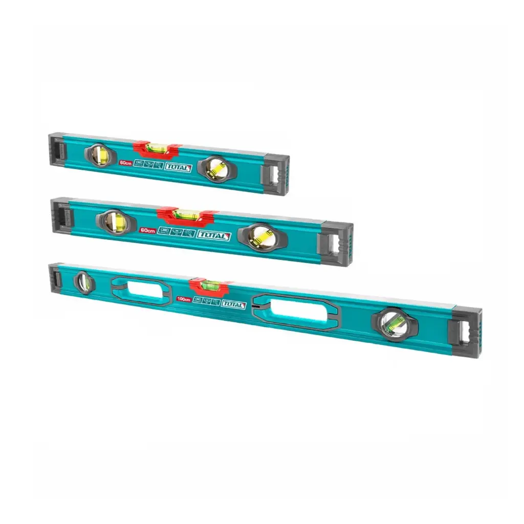 [THT10403] SET NIVEL BURBUJA 40/60/100CM PRES:1MM AL