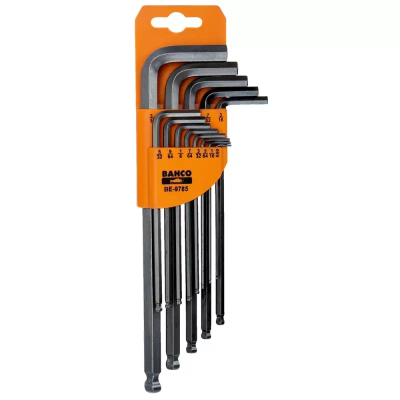 [BE-9785] JUEGO  LLAVES ALLEN JGOX13 PULGADAS BAHKO