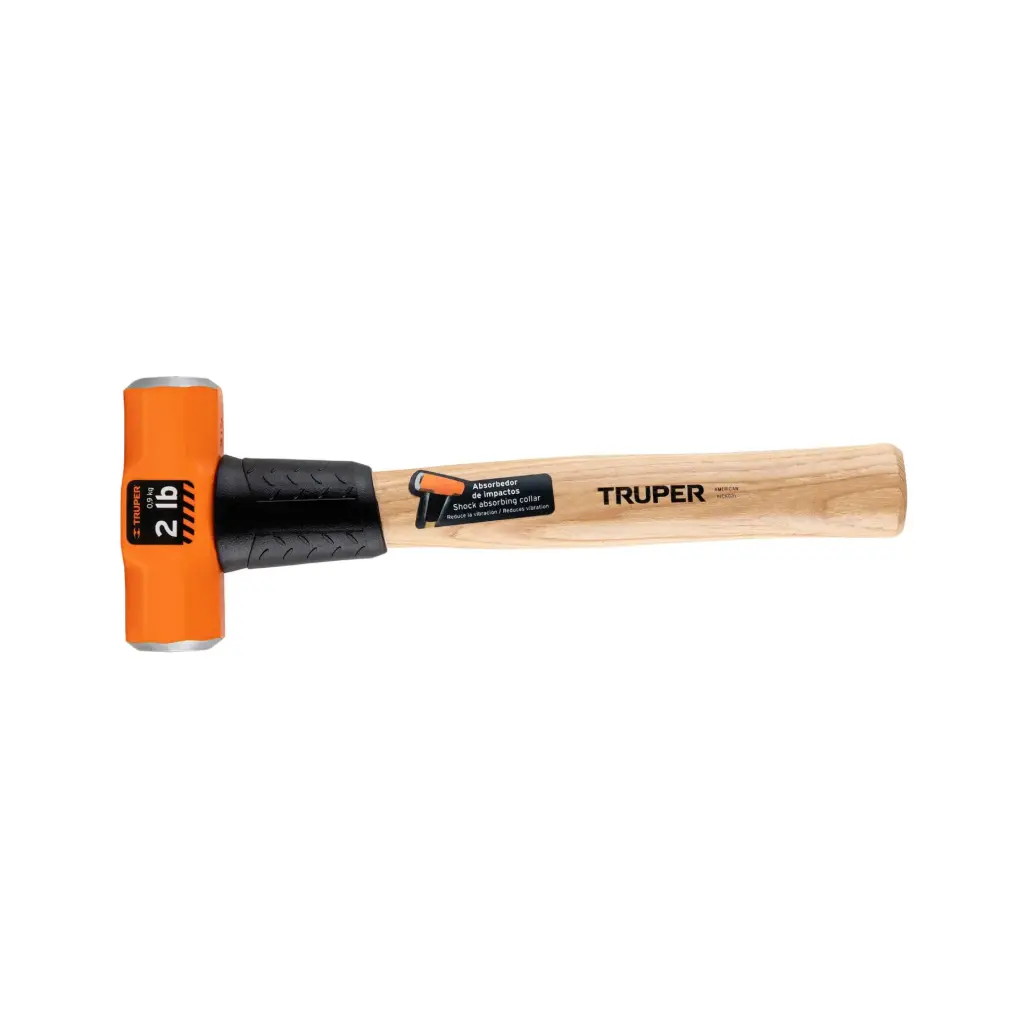 [16506] COMBA 2 LBS DOBLE CARA CON MANGO DE MADERA 12" 16506 TRUPER