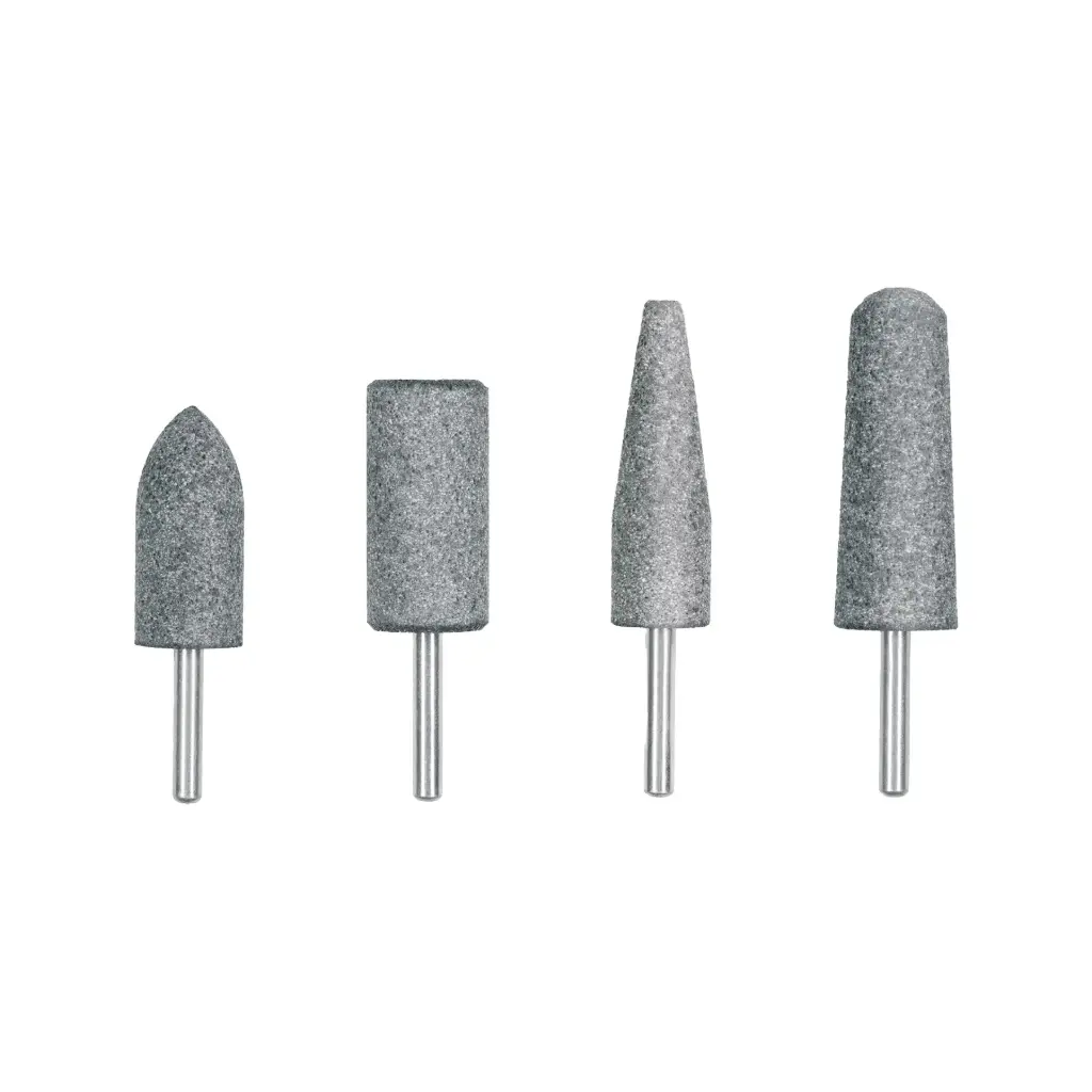 [102631] JUEGO DE 4 PIEDRAS MONTADAS ZANCO 1/4", ACERO INOXIDABLE