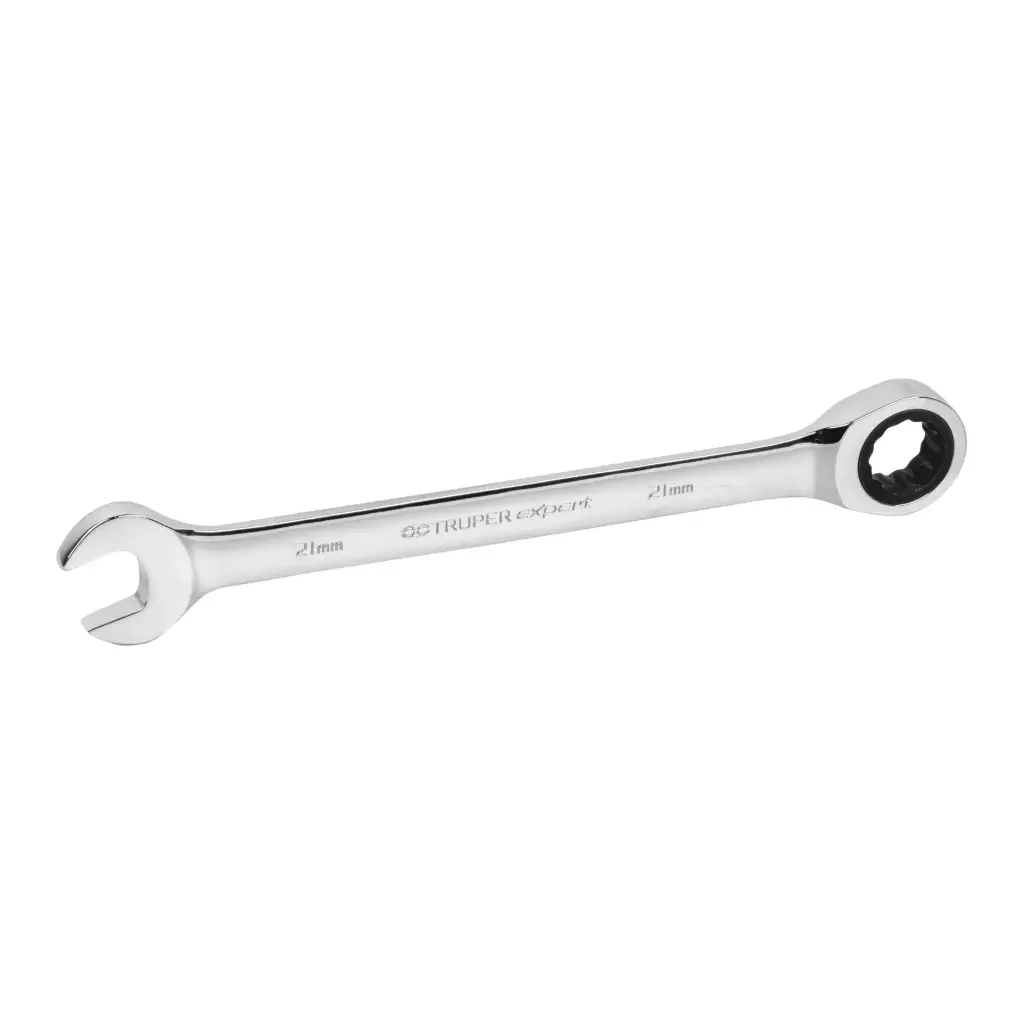 [13623] LLAVES BOCA MIXTA RATCHET 21MM ACRVANADIO TRUPER 13623