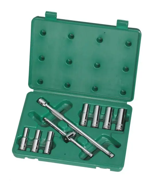 [ST09511SJ] JGO DE DADOS PARA MOTOS 1/2 9 PCS SATA