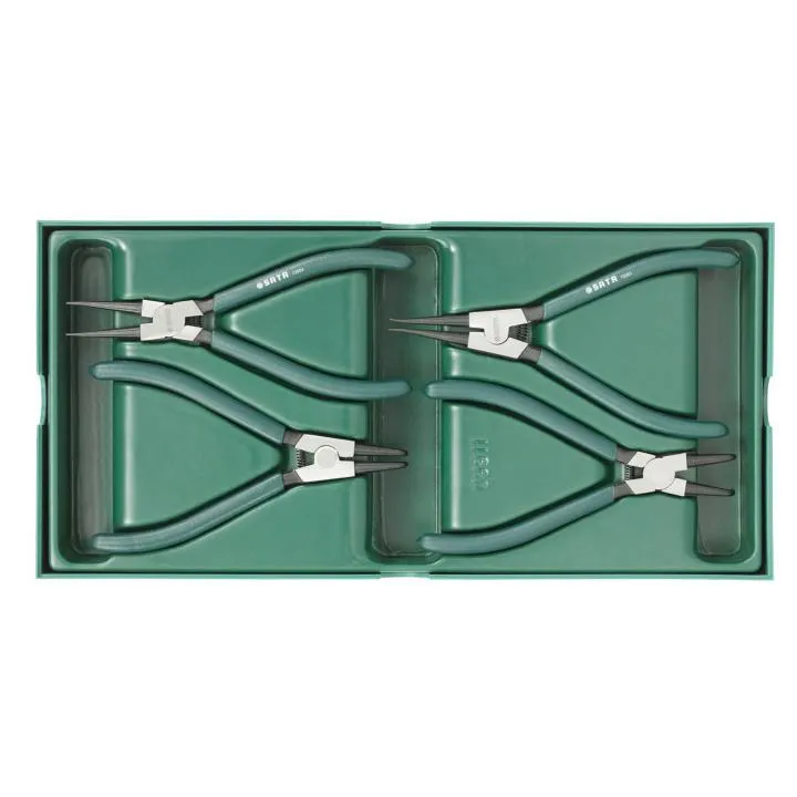 [ST09911SJ] JUEGO DE ALICATES PARA ANILLOS DE RETENCION 7” X 4 PCS-ST09911SJ-SATA