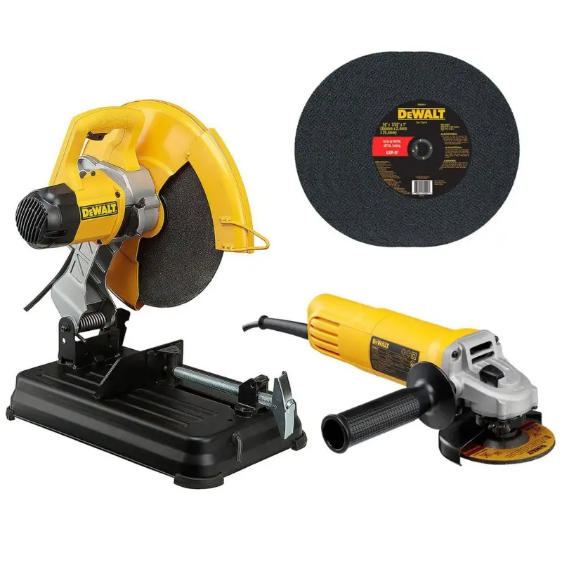 [D28730-K4] TRONZADORA DE METALES 14" 2300W + 4 DISCOS PARA TRONZADORA 14" X 0.12" X 1" DEWALT