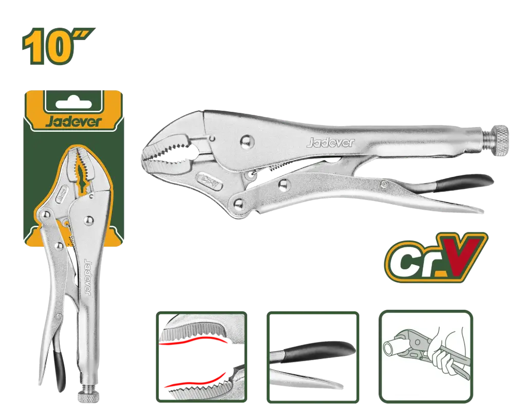 [JDLP1C02] ALICATE DE PRESIÓN MORDAZA CURVA JADEVER