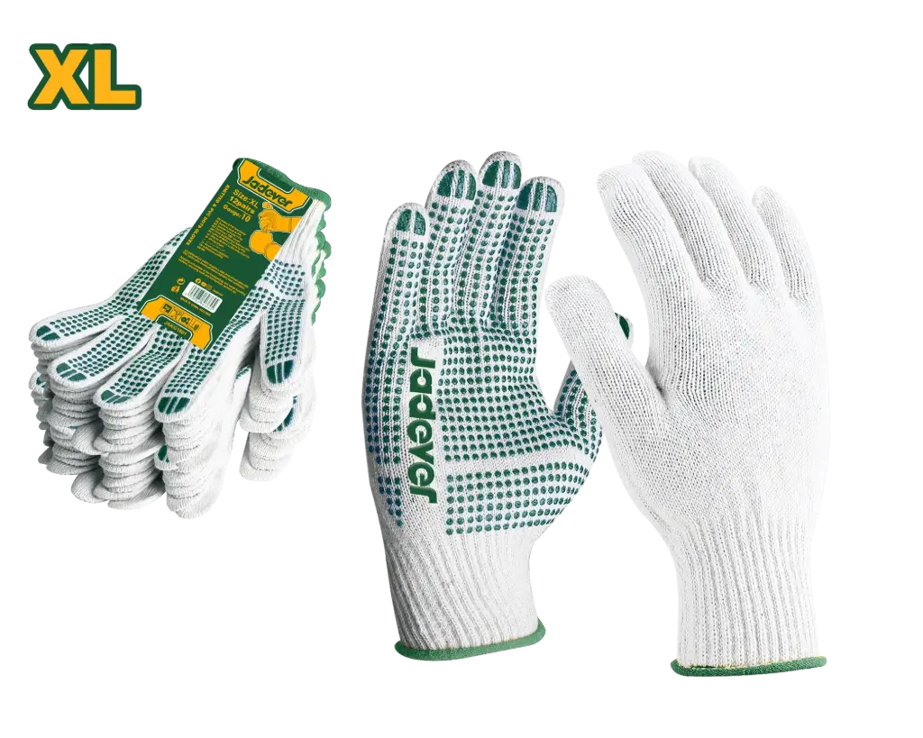 GUANTES DE TRABAJO PVC CON PUNTOS XL