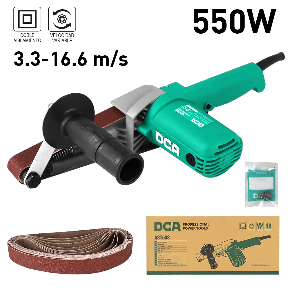 [AST533] LIJADORA DE BANDA 550W 16.6M/S 30X533MM DCA