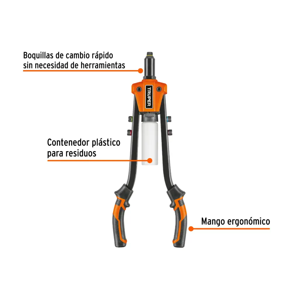 [100733-1] REMACHADORA DE USO RUDO TIPO TIJERA 13" TRUPER 100733