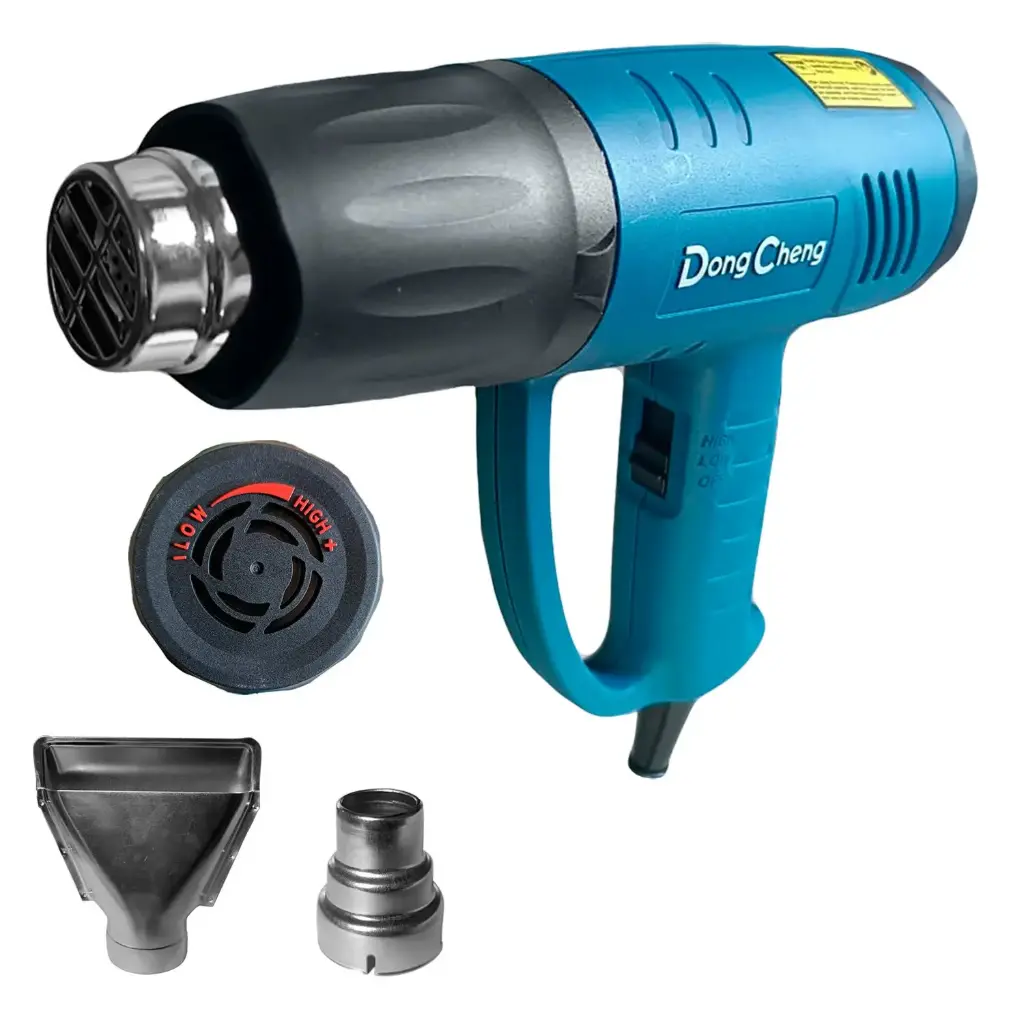 [DQB2000] PISTOLA DE CALOR AIRE CALIENTE DONGCHENG DQB2000 2000W 50-600°C DOBLA TUBOS