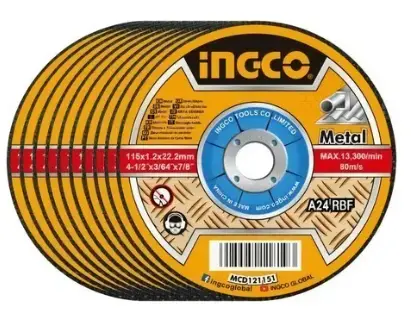 DISCO DE CORTE INGCO 41/2  X 3/694 X 7/8 X 1.00MM