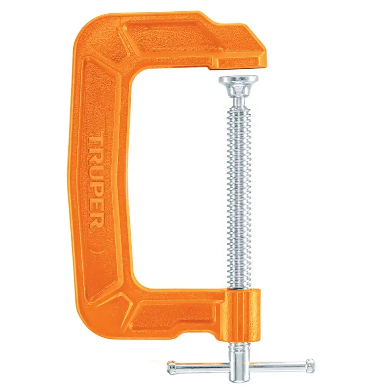 PRENSA DE HIERRO NODULAR 4", MANIJA DESLIZANTE EN T, USO GENERAL, PNT-4 17661 TRUPER