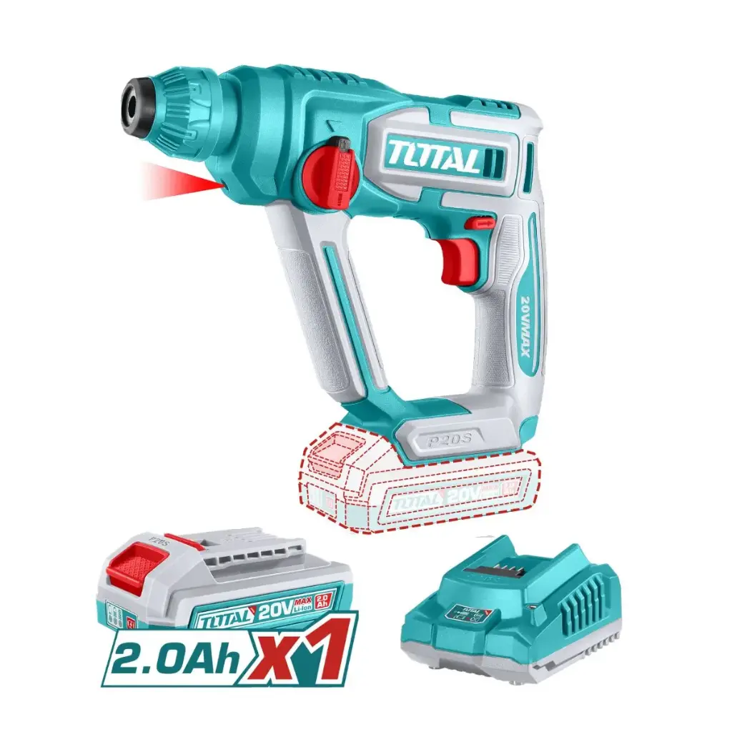 ROTOMARTILLO SDS+ 16MM 20V 1.5J 0-5100BPM 1X2.0AH 2FUNC