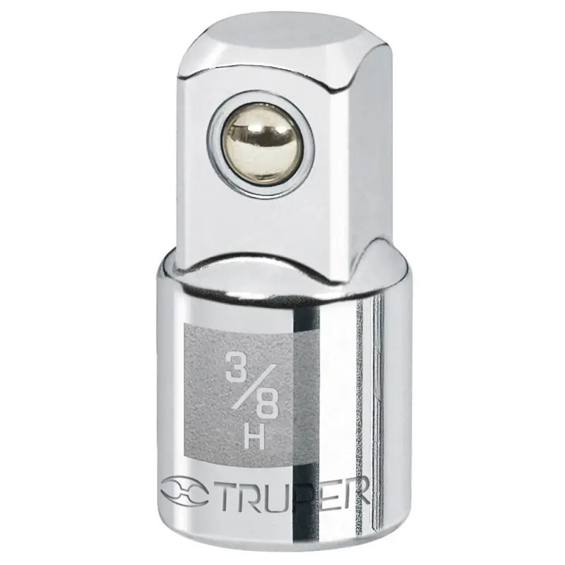 [13420] ADAPTADOR ENCASTRE 3/8" HEMBRA X1/2" MACHO CRVANADIO TRUPER